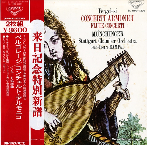MUNCHINGER, KARL pergolesi; concerti armonici / flute concerti SL1199-1200