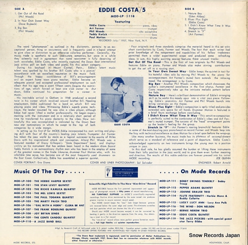 COSTA, EDDIE eddie costa/5 ULS-1862-V