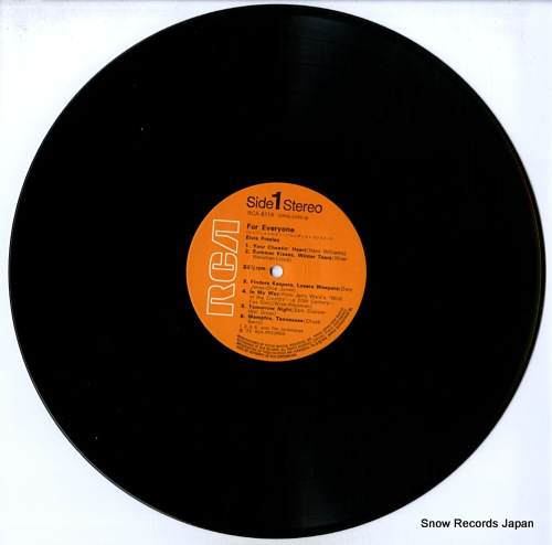 PRESLEY, ELVIS for everyone RCA-6114