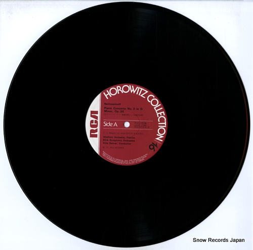 HOROWITZ, VLADIMIR rachmaninoff; piano concerto no.3 in d minor, op.30 RVC-1516