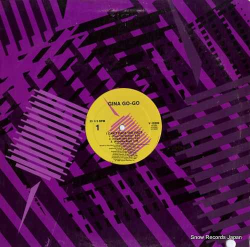 GINA GO-GO i can't face the fact V-15396 - front cover