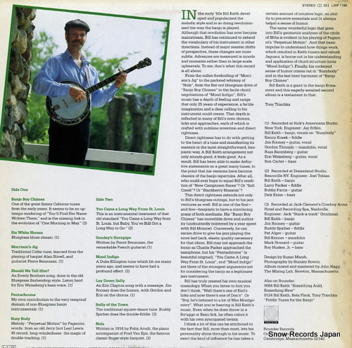 KEITH, BILL banjoistics L20P1199