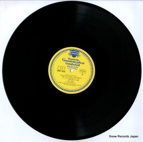 SCHNEIDERHAN, WOLFGANG mozart; concerto for violin and orchestra no .3 in g major SMG-1456
