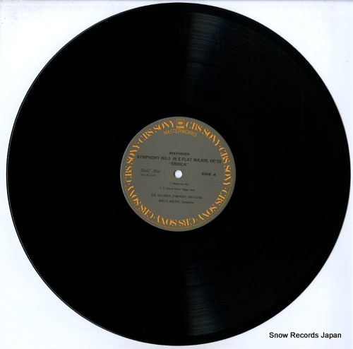 WALTER, BRUNO beethoven; symphony no.3 
