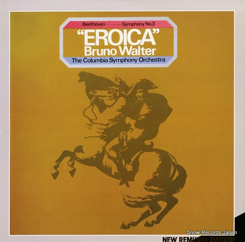 WALTER, BRUNO beethoven; symphony no.3 