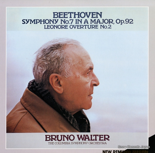 WALTER, BRUNO beethoven; symphony no.7 in a major, op.92 20AC1812