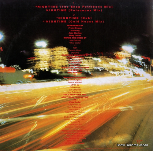 PRETTY POISON nightime VJS-12012 - back cover
