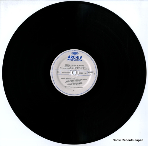 RICHTER, KARL handel; 3 concerti grossi op.6 nos.5, 8, 9 2533142 - disc
