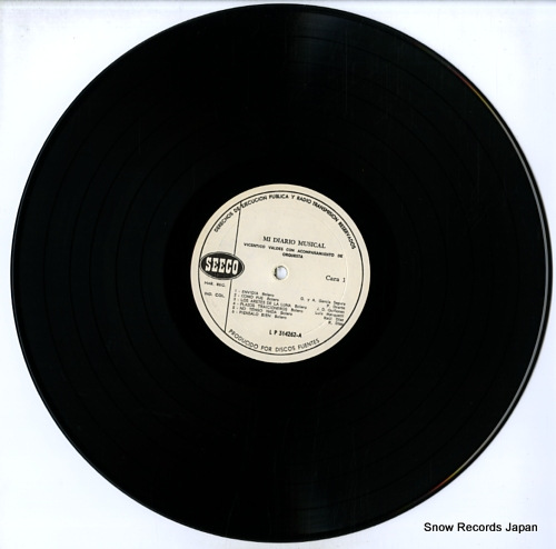VALDES, VICENTICO mi diario musical LP314262