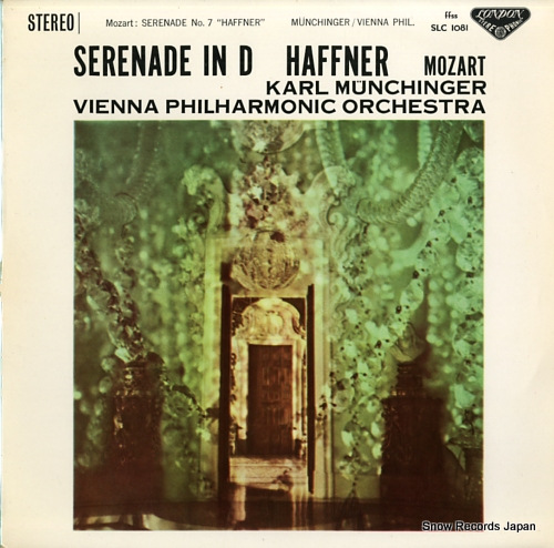MUNCHINGER, KARL mozart; serenade no.7 in d major, k.250 