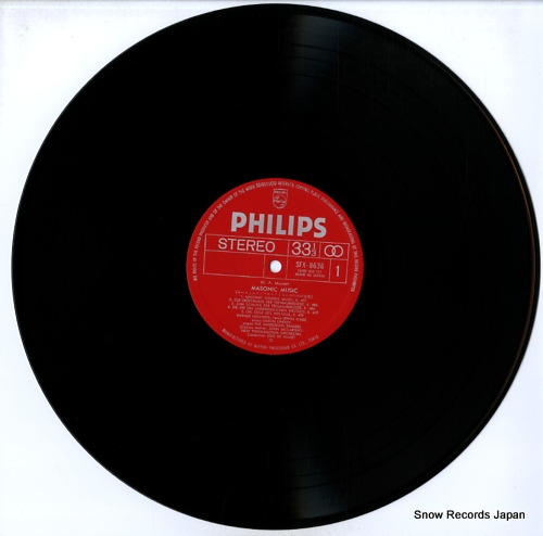 WAART, EDO DE mozart; masonic music SFX-8636