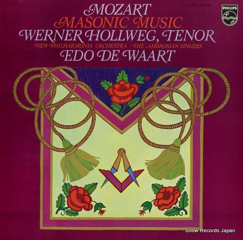 WAART, EDO DE mozart; masonic music SFX-8636