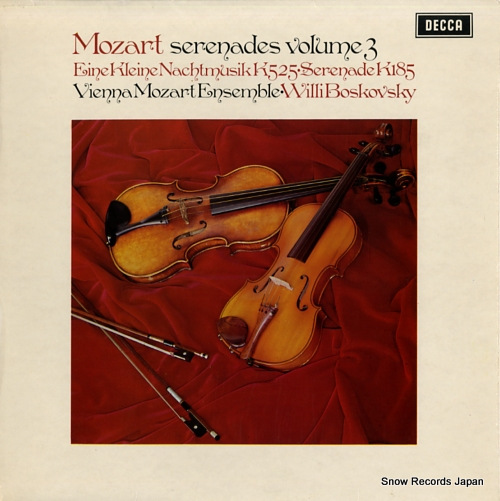 BOSKOVSKY, WILLI / VIENNA MOZART ENSEMBLE mozart serenades volume 3 SXL6420
