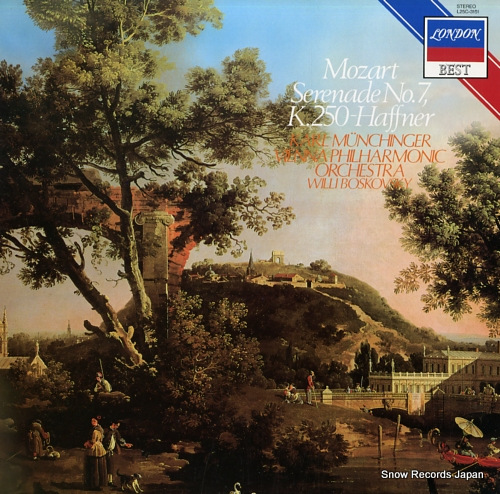 MUNCHINGER, KARL mozart; serenade no.7, k.250-haffner L25C-3151