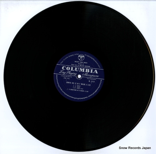 GIESEKING, WALTER mozart; complete works for piano solo / volume ix OL-3119 - disc
