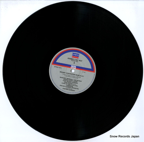 KING'S COLLEGE CHOIR CAMBRIDGE mozart; coronation mass, k.317 / missa colemnis, k.337 L28C-1837