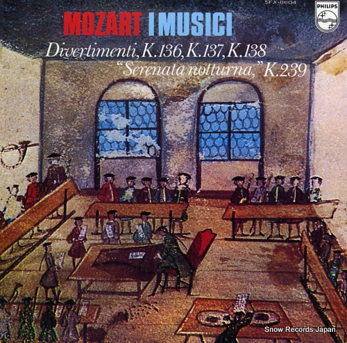 I MUSICI mozart; divertimenti, k.136, k.137, k.138 SFX-8604