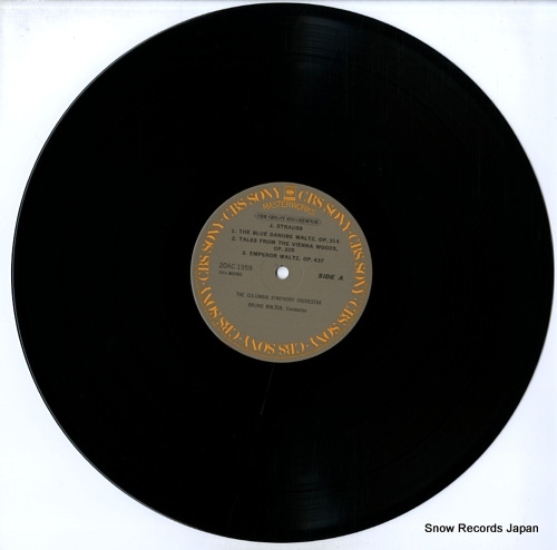 WALTER, BRUNO j.strauss; the blue danube waltz 20AC1959