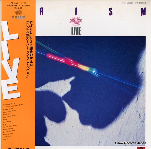 PRISM live MRA9646/7 - front cover