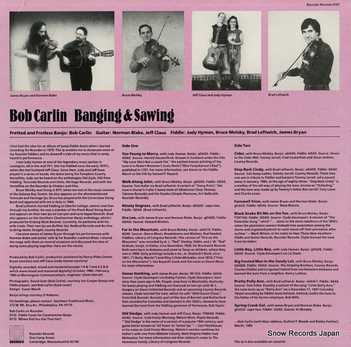 CARLIN, BOB banging and sawing ROUNDER0197