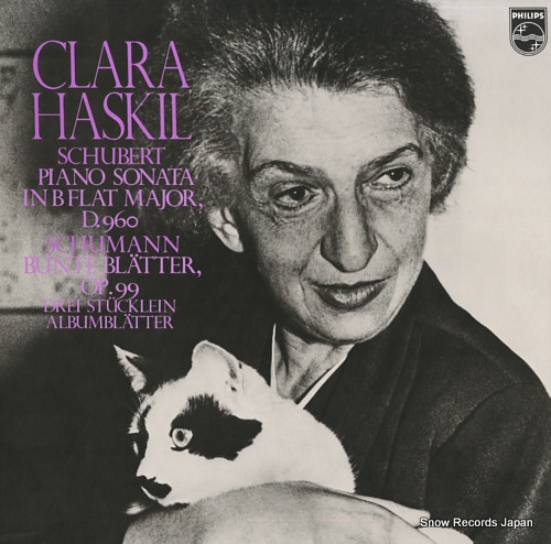 HASKIL, CLARA schubert; piano sonata in b flat major, d.960 13PC-78(M)