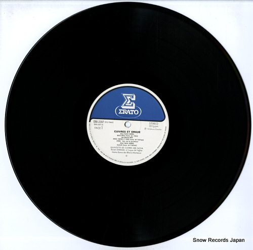 QUINTETTE DE CUIVRES ARS NOVA / XAVIER DARASSE cuivres et orgue ERX-2207 - disc