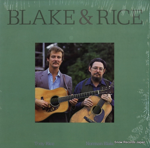 BLAKE, NORM, AND TONY RICE blake & rice ROUNDER0233