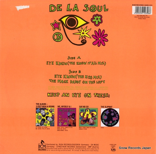 DE LA SOUL eye know BCM12358