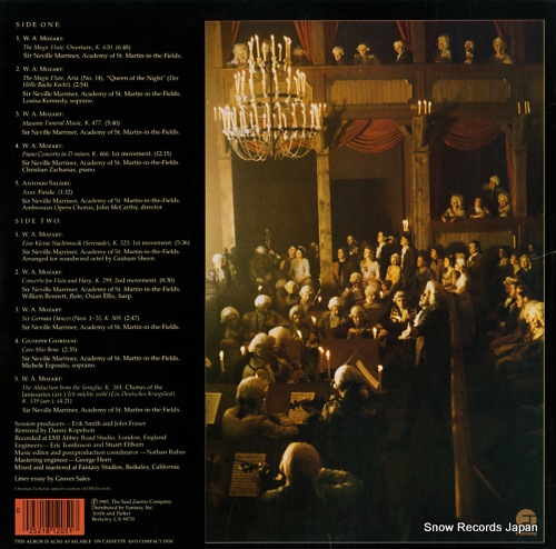 MARRINER, NEVILLE amadeus WAM-1205
