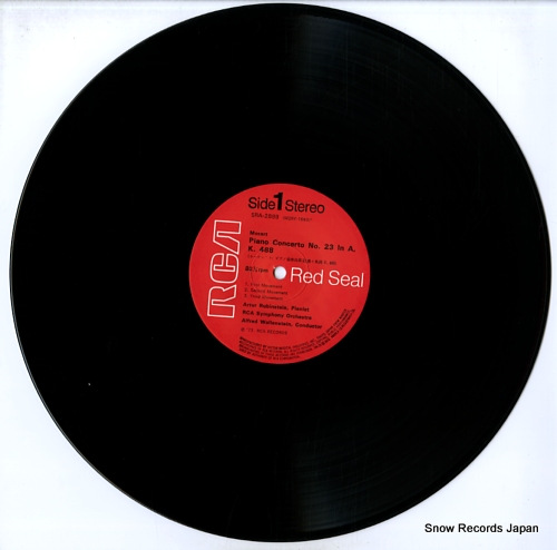RUBINSTEIN, ARTUR mozart; piano concertos no.21 & no.23 SRA-2889