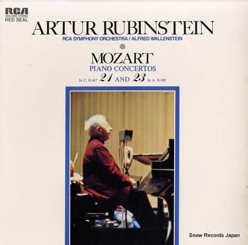 RUBINSTEIN, ARTUR mozart; piano concertos no.21 & no.23 SRA-2889