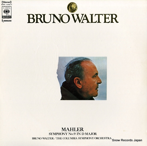 WALTER, BRUNO mahler; symphony no.9 in d major SONC10462-3