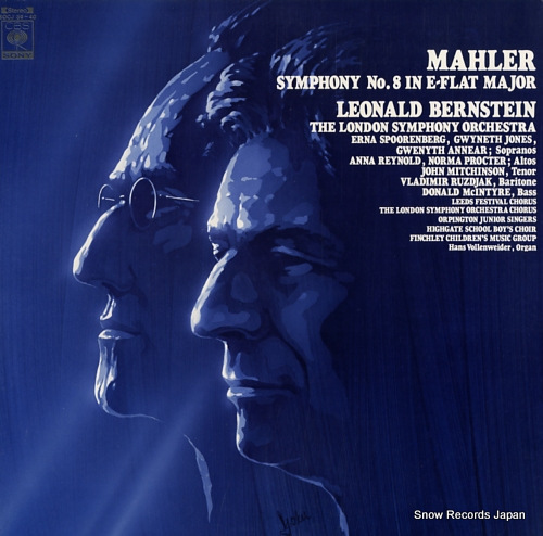 BERNSTEIN, LEONARD mahler; symphony no.8 in e-flat major SOCJ39-40