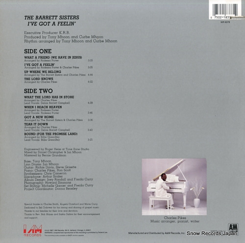 BARRETT SISTERS, THE i've got a feelin' WR8378