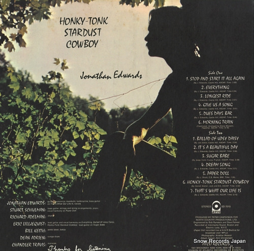 EDWARDS, JANATHAN honky-tonk stardust cowboy SD7015