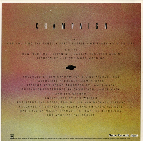 CHAMPAIGN how 'bout us 25AP2039