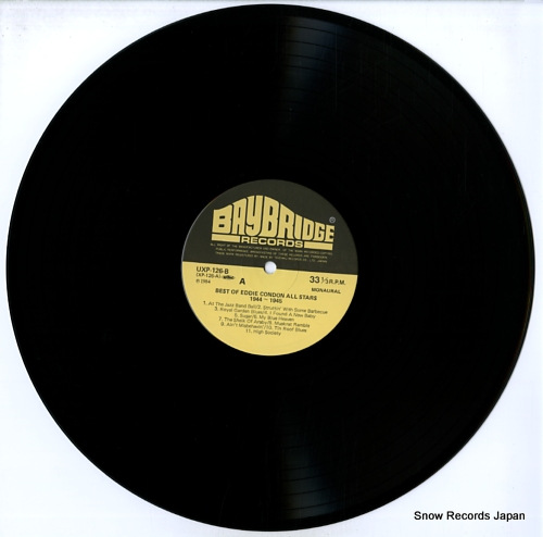CONDON, EDDIE best of eddie condon all stars 1944-1945 UXP-126-B - disc