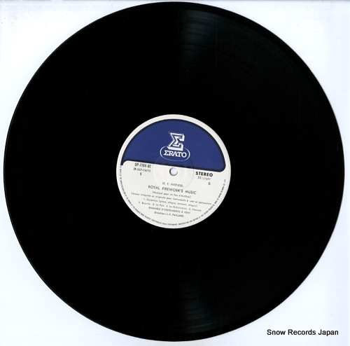 PAILLARD, JEAN-FRANCOIS haendel; royal fire work's music OP-7104-RE
