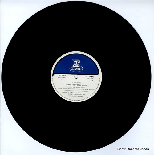 PAILLARD, JEAN-FRANCOIS haendel; royal fire work's music OP-7104-RE