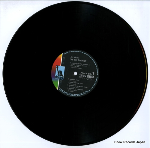 5TH DIMENSION, THE all about the 5th dimension LP-9465B