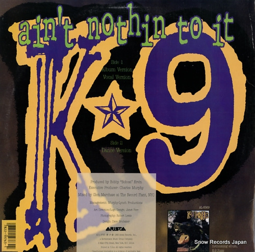 K-9 POSSE ain't nothin to it AD1-9763 - back cover