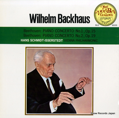 BACKHAUS, WILHELM beethoven; piano concerto no.1 and no.2 SLC6020