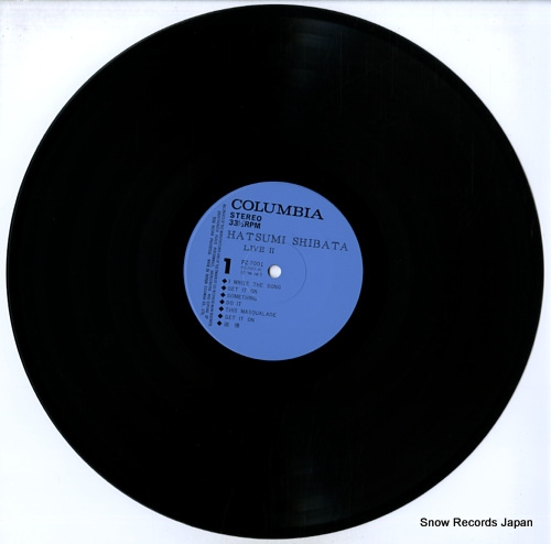 SHIBATA, HATSUMI live ii PZ-7001-2 - disc