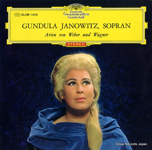 JANOWITZ, GUNDULA arien von weber und wagner SLGM-1426 - front cover