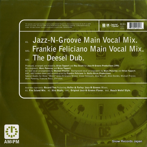 MONE movin' (jazz-n-groove / frankie feliciano mixes) 581439-1