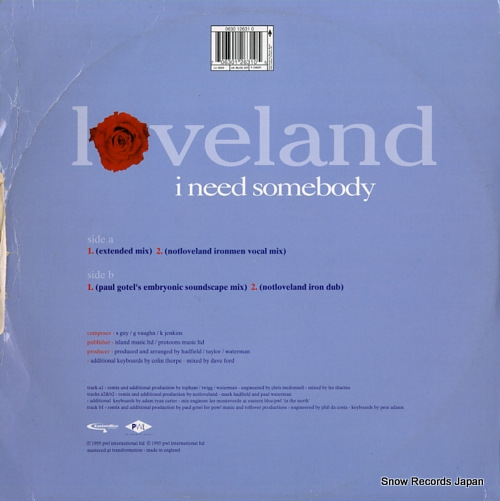 LOVELAND i need some body BLOC23T - back cover