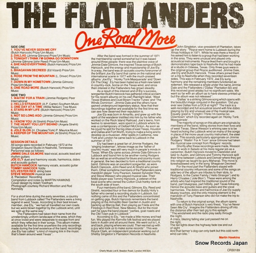 FLATLANDERS, THE one roand more CR30189