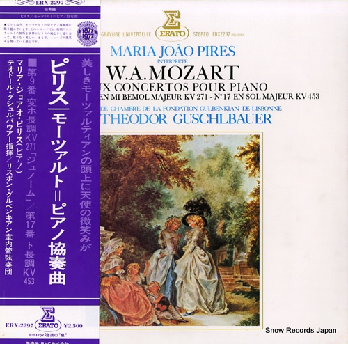 GUSCHLBAUER, THEODOR / MARIA-JOAO PIRES mozart; deux concertos pour piano / no.9 and no.17 ERX-2297