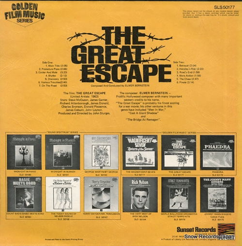 BERNSTEIN, ELMER the great escape SLS50177