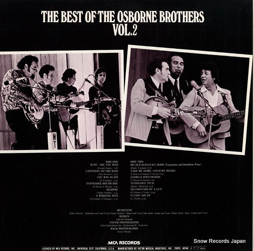 OSBORNE BROTHERS, THE the best of the osborne brothers vol.2 VIM-4020